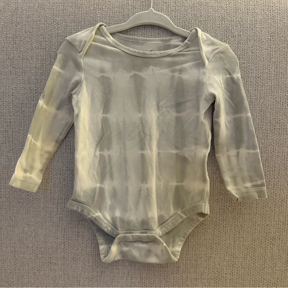 Pehr Soft Grey Bodysuit 3-6 mo